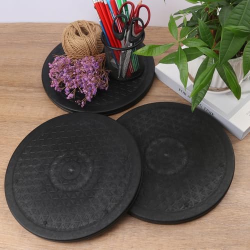 8 Pack 10 Inch Lazy Susan Turntable, Heavy Duty Lazy Susan Turntable Organizer, Premium 10 Inch Rotating Swivel Stand fo