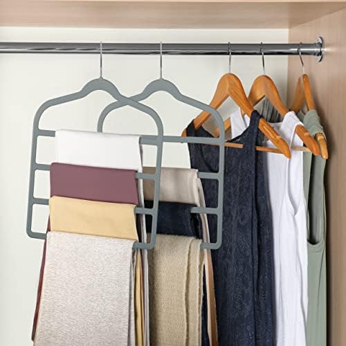 Velvet Pant Clothes Hanger Space Saving Non Slip Hanger Jean Slack Hangers