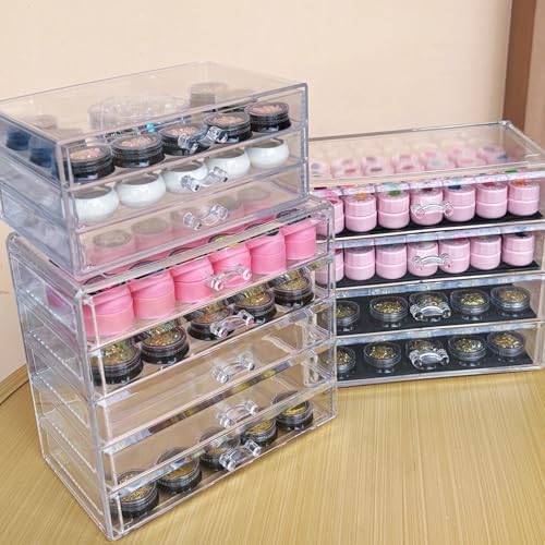 5 Tier Nail Art Decoration Storage Box，Acrylic Make Up
