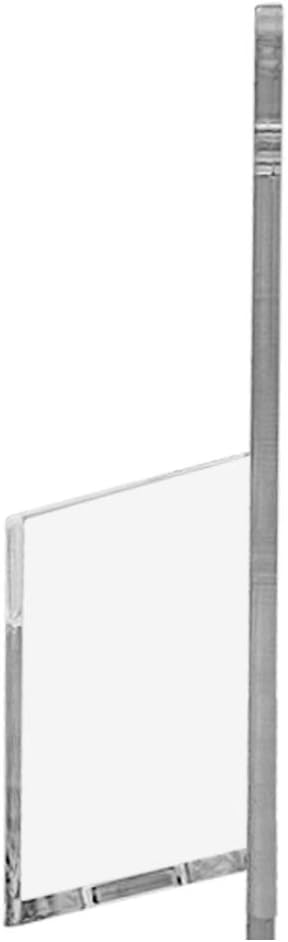 Marketing Holders Business Card Holder Wall Mount for 2" x 3.5" Vertical Reminder Cards Hanging Hardware Included Use for Consultant Firms Hotels Resorts Spas Concierge Schools Sturdy Clear
