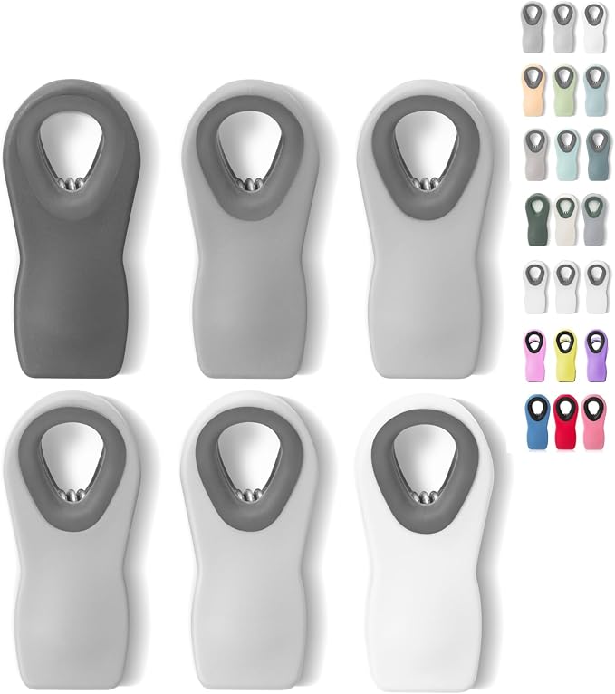 Mr. Pen- Magnetic Chip Clips, 6 Pack | Airtight Seal Reusable Bag Closers for Food Storage, Snacks, Bread & Kitchen Organization