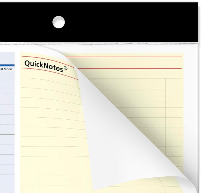 AT-A-GLANCE 2026 Desk Calendar, Monthly Desk Pad, 18" x 11", Compact, QuickNotes (SK7100026)