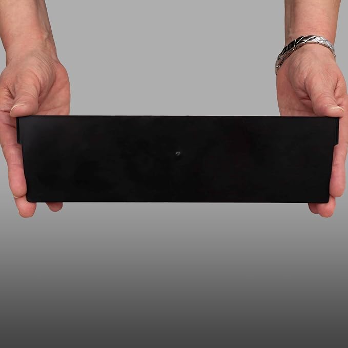 Akro-Mils 40170 Plastic Width Dividers for 4" Tall Shelf Bins Models 30170, 30178, and 30174, Custom Storage Inserts for Tools, Crafts & Supplies, 24-Pack, Black