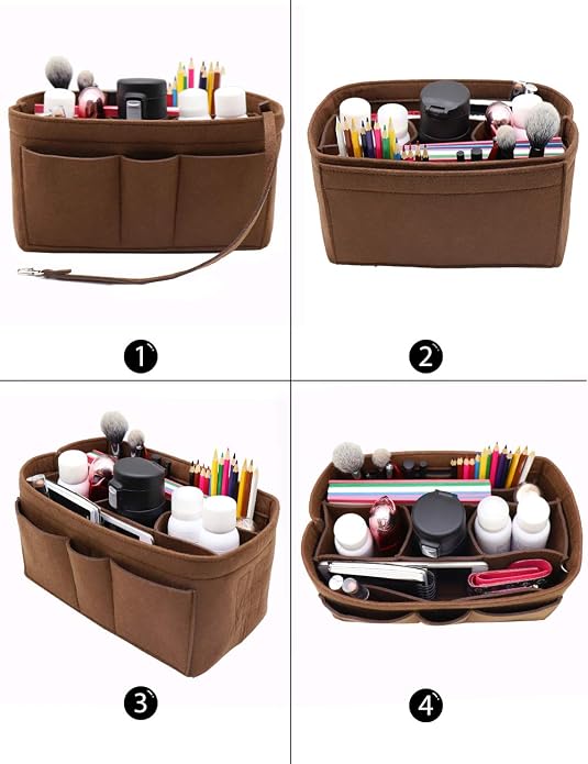 LEXSION Felt Insert Bag Organizer Bag In Bag For Handbag Purse Organizer Fits Speedy Neverful