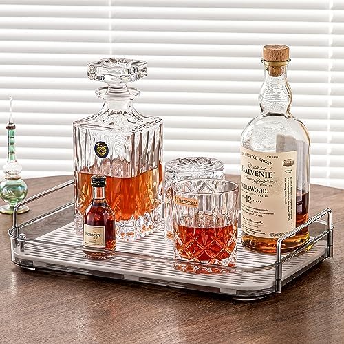 Coffee Bar Accessories,Station Organizers,Large Capacity Storage with Drain Board,Whisky Tray,Mug Tea Cup Holder Coffee 