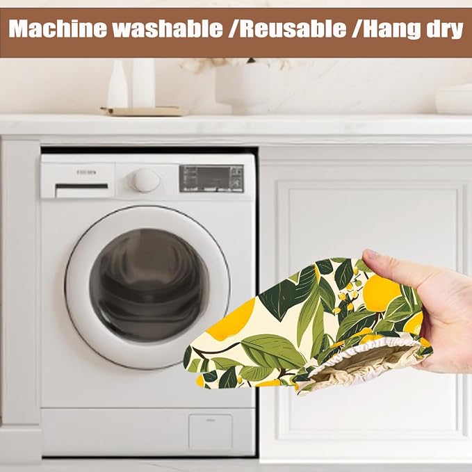 Lemon Plastic Bag Holder for Kitchen Essentials, Summer Wall Mount Grocery Bag Holder for Plastic Bags, Washable Grocery Bags Storage Dispenser for Home Kitchen Decor, Lemon Gifts for Women Mom