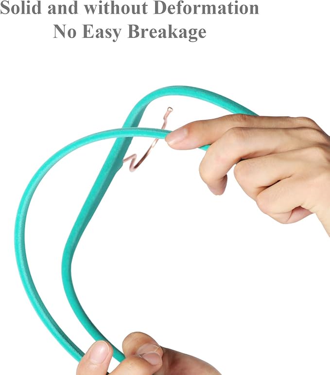 VECELO Premium Velvet Clothes Hangers Suit Heavy Duty (50 Pack)-Non Slip & Space-Saving with 6 Finger Clips & Tie Rack Excellent for Men and Women,Teal