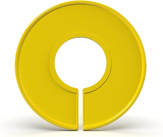 Clothes Size Dividers, Clothing Rack Size Dividers Blank - (10, Yellow)