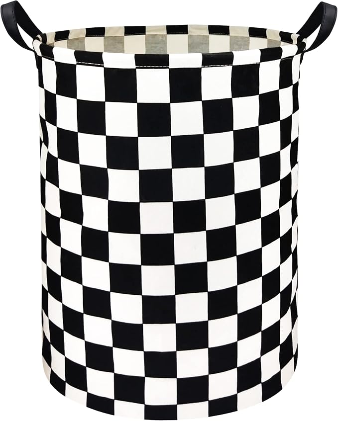 Boys Laundry Basket hamper Kids Hamper Car Toy Organizer Bins for Room Decor,Gift Basket for Bedroom(Racing Flag)