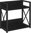 YINMIT Countertop Shelf Organizer,Coffee Bar Accessories,Spice Rack,Coffee Counter Shelf,2 Tier Coffee Organizer Station for Mugs,Cups,Cream,Syrup(Black, Large)