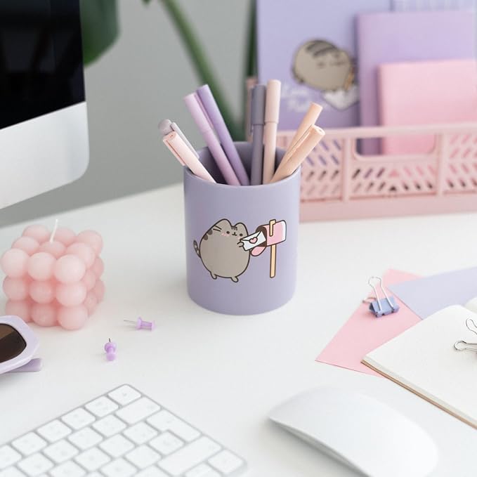 Grupo Erik Pusheen Pen Holder, Pusheen Gifts, Kawaii Accessories | Desk Organiser, Kawaii Gifts, Pusheen Pencil Case