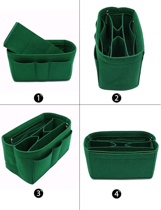LEXSION Felt Insert Bag Organizer Bag In Bag For Handbag Purse Organizer Fits Speedy Neverful