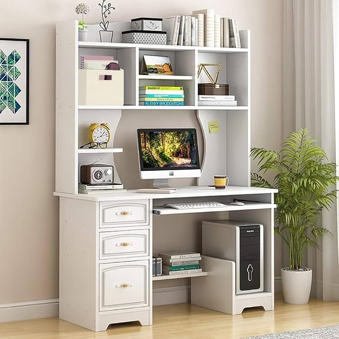 Superio Fabric Storage Basket for Shelves, Cube Bin for Cubby, 10.75 x 10.75 Foldable Open Storage Bin, Decorative Bin Organizer with Handle, Ivory