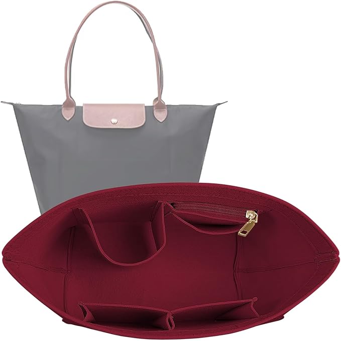 Lckaey Purse Organizer Insert for lle pliage organizer insert Handbags Organizer 1012claret2-M