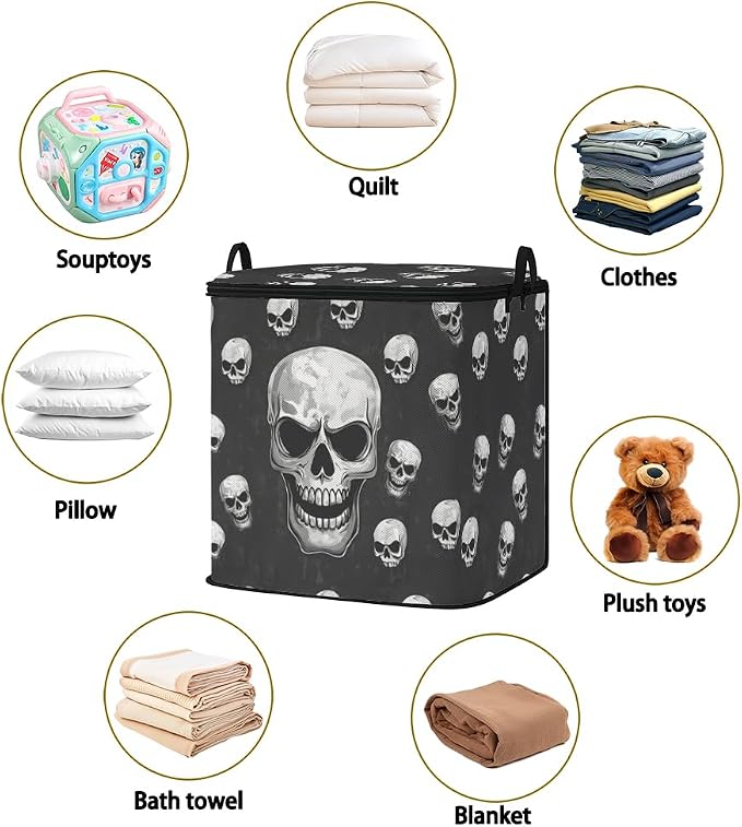 2pcs blanket storage bag for under bed,closet organizers 95L | clothing sweater sheet bedding comforter duvet quilt pillow toy storage bags with lids,dorm room essentials for containers