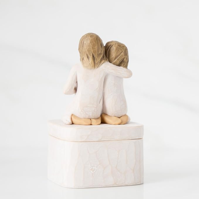 Willow Tree Sister mine Keepsake Box, sculpted, hand-painted Keepsake Box