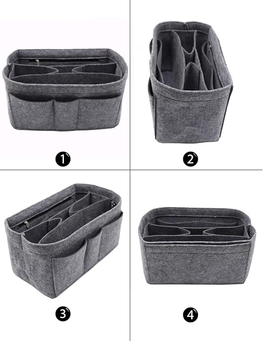 LEXSION Felt Insert Bag Organizer Bag In Bag For Handbag Purse Organizer Fits Speedy Neverful