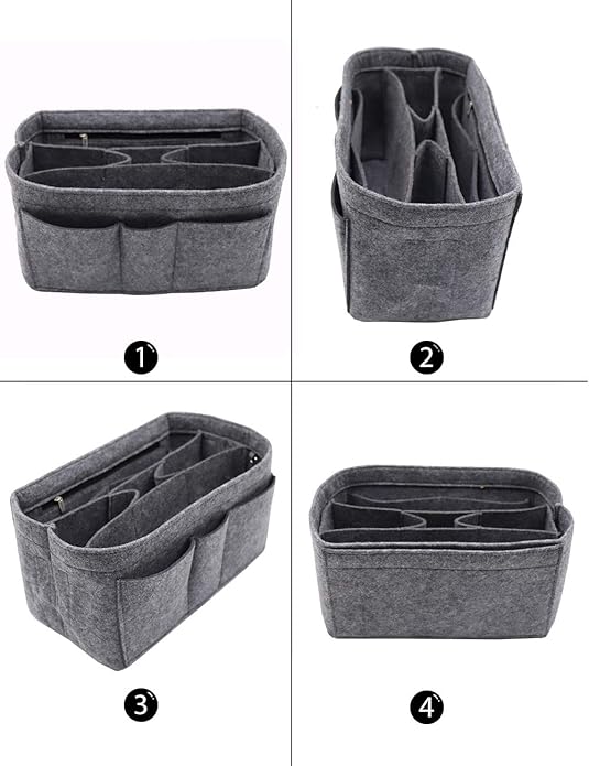 LEXSION Felt Insert Bag Organizer Bag In Bag For Handbag Purse Organizer Fits Speedy Neverful