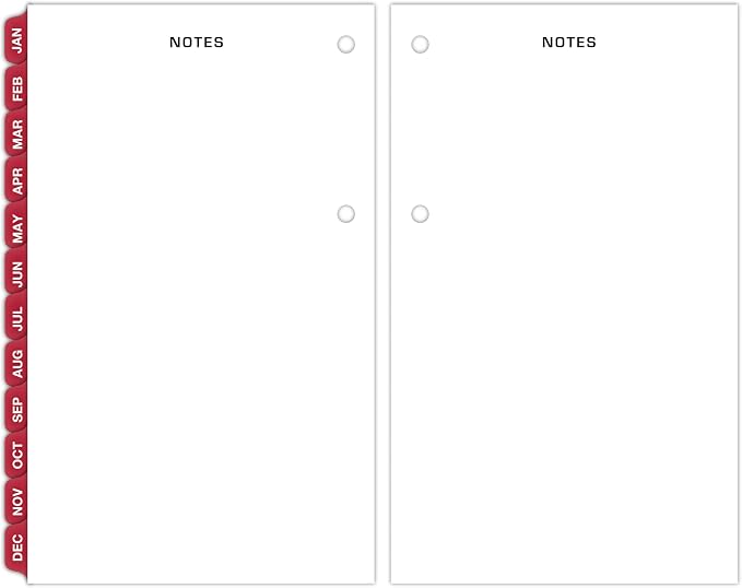 AT-A-GLANCE 2027 Desk Calendar Refill, Daily Desk Pad Refill, 3.5" x 6", Standard, Loose-Leaf (E0175027)