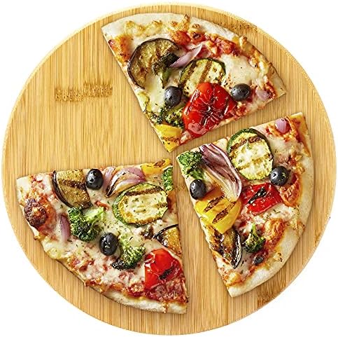 TB Home 10 Inch Bamboo Lazy Susan Turntable for Kitchen, Cabinet or Pantry