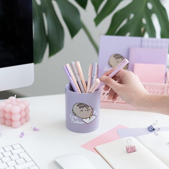 Grupo Erik Pusheen Pen Holder, Pusheen Gifts, Kawaii Accessories | Desk Organiser, Kawaii Gifts, Pusheen Pencil Case