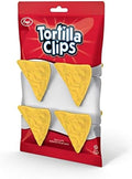 Fred & Friends 5246940 Tortilla Chip Bag Closure Clips, Set of 4, Orange