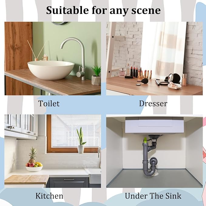 Argox Transparent Bathroom Shelf - Countertop & Sink Storage Organizer