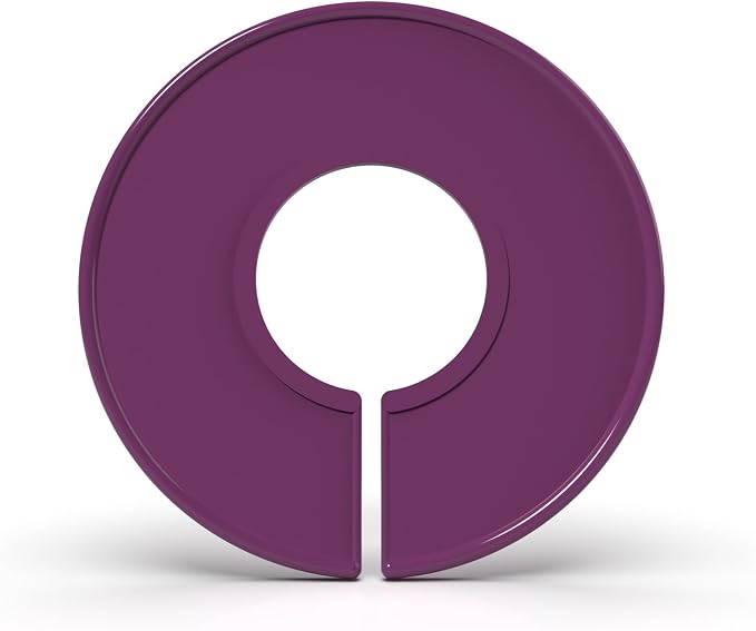Clothes Size Dividers, Clothing Rack Size Dividers Blank - (10, Grape)
