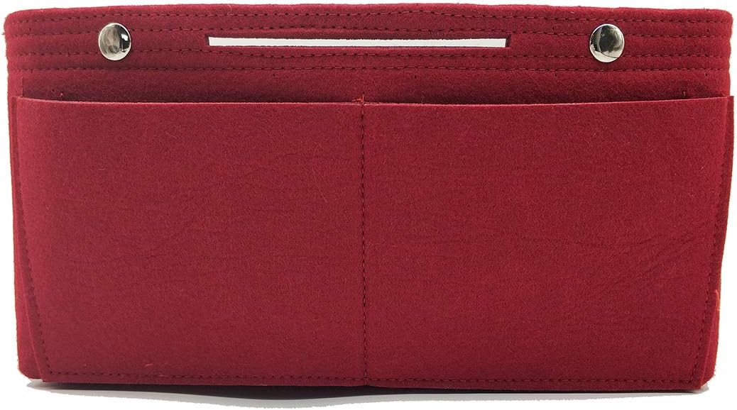 LEXSION Felt Purse Organizer Insert Multi Pocket Bag Organizer Shaper | zipper bag, tote shaper, multi pocket bag, handbag shaper, various sizes