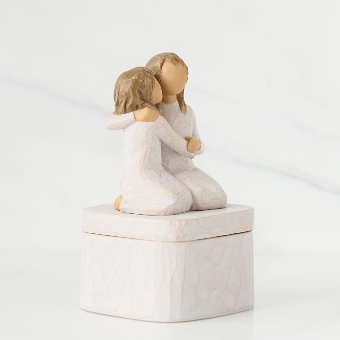 Willow Tree Sister mine Keepsake Box, sculpted, hand-painted Keepsake Box