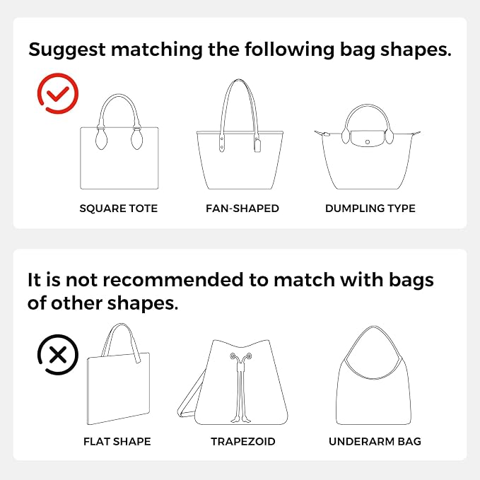 GIVLEFLY Purse Organizer Insert for Tote Bag, Satin Fabric Handbag Organizer with Multiple Pockets, Drawstring Bag Organizer Insert, Lightweight Bag Insert