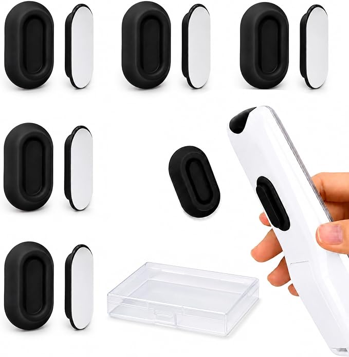Magnetic Remote Control Holder Wall Mount, 5 Pack-Black | Drill-Free Self-Adhesive Silicone Organizer for TV, AC, Fan, RV ,Bed, Couch & Table Storage Caddy Accessories