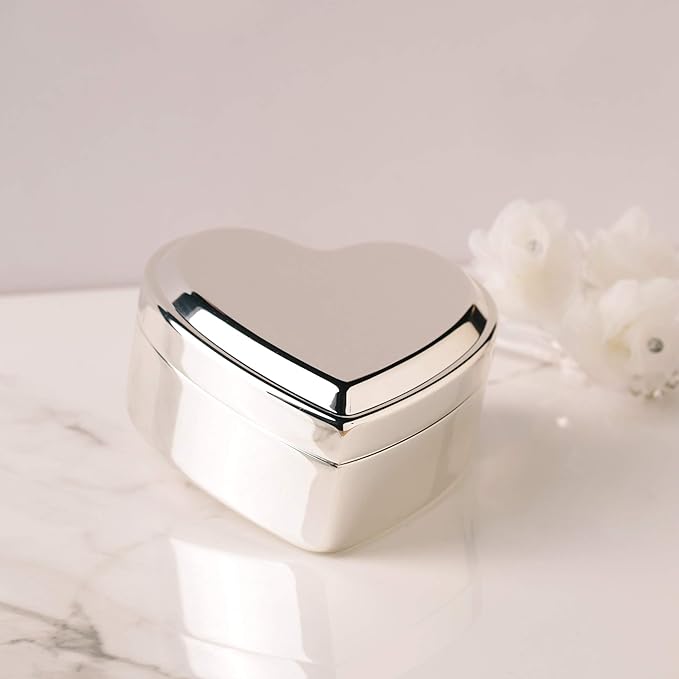 Cherished Moments Personalized Heart Jewelry Box with Message