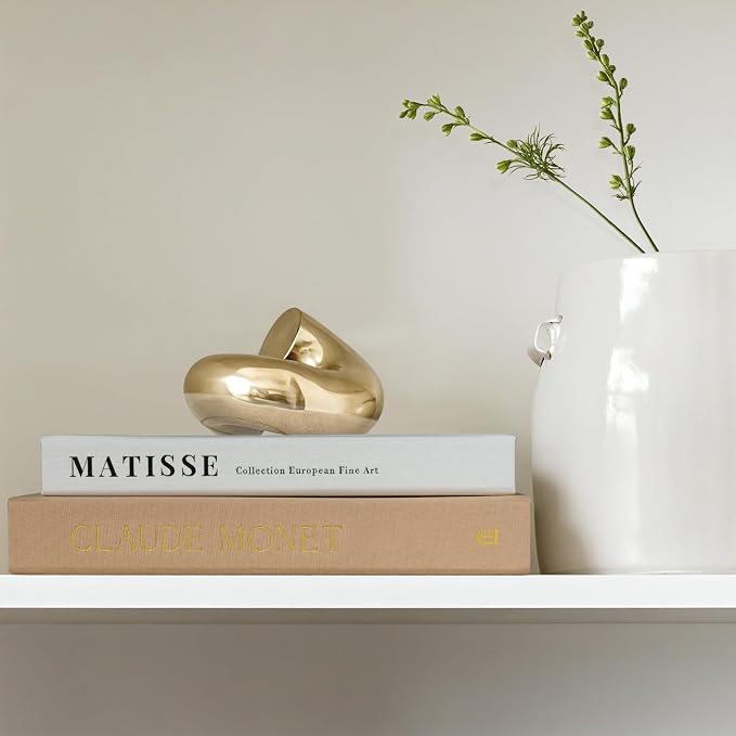Decorative Book for Home Decor - Aesthetic Fake Books for Coffee Table Decoration - Set of 2 Linen Faux Book for Room Bookshelf Decor - Fake Books Storage Box for Photo and Keepsake
