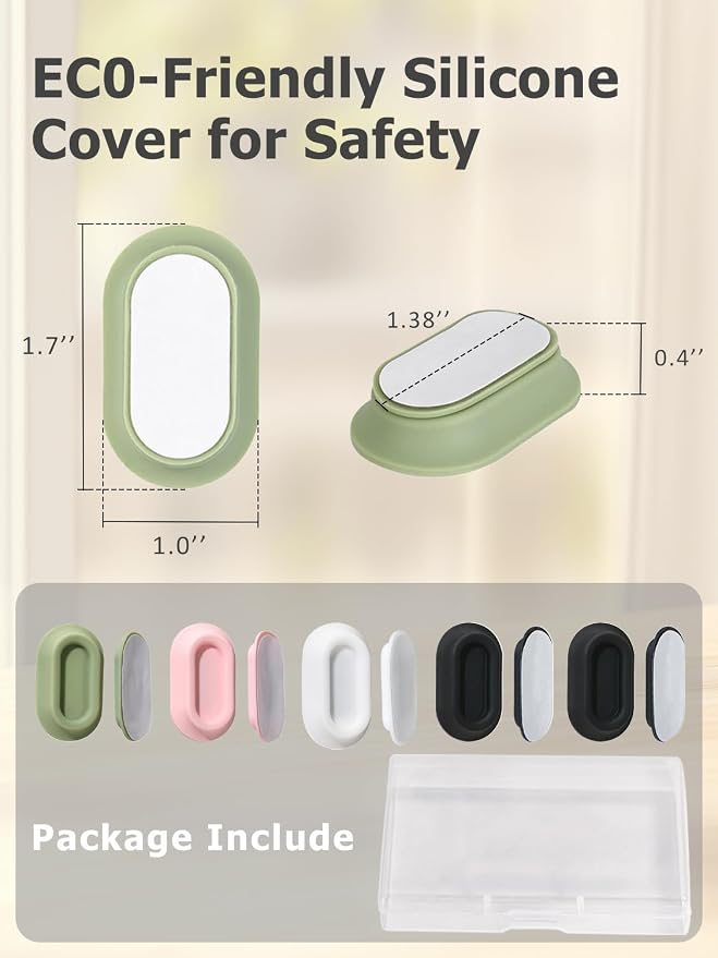 Magnetic Remote Control Holder Wall Mount, 5 Pack-Multicolored | Drill-Free Self-Adhesive Silicone Organizer for TV, AC, Fan, RV, Bed, Couch & Table Storage Caddy Accessories