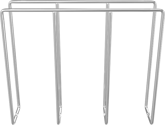Rev-A-Shelf 596-10CR-52 U-Shaped Kitchen Cabinet Rack Holder Organizer for Bakeware, Cookie Baking Sheets, Cutting Boards, & Lids, Chrome (2 Pack)