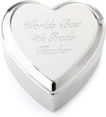 Cherished Moments Personalized Heart Jewelry Box with Message
