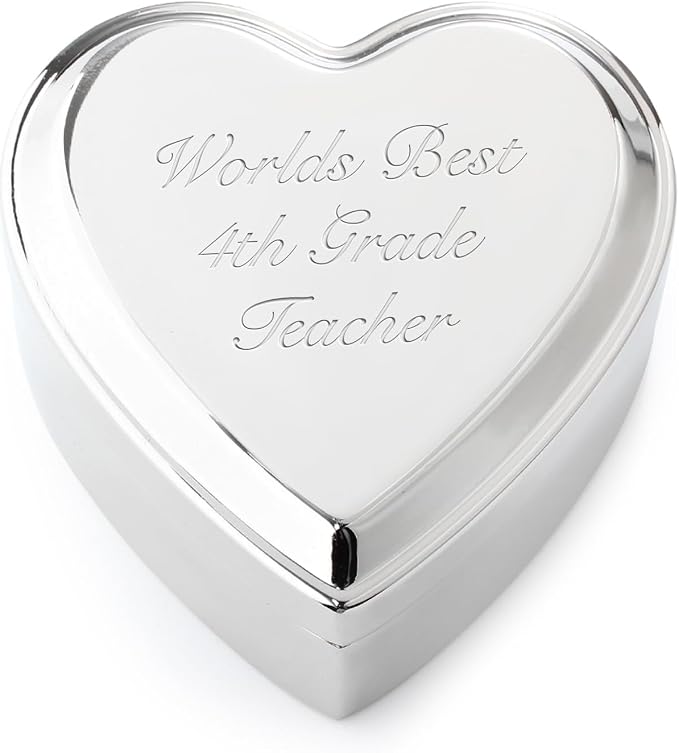 Cherished Moments Personalized Heart Jewelry Box with Message