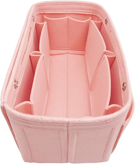 LEXSION Felt Purse Organizer Insert Multi Pocket Bag Organizer Shaper | zipper bag, tote shaper, multi pocket bag, handbag shaper, various sizes