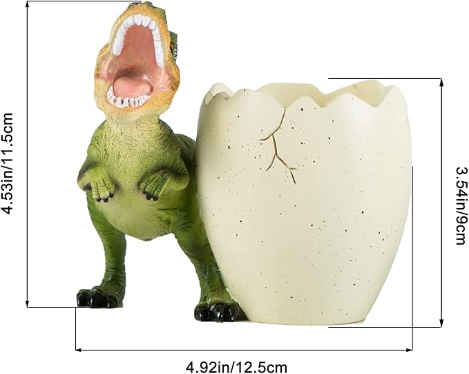 Dinosaur Pen Holder for Desk, Pencil Holder, Cute Fashion Desk Organizers and Accessories, Office Supplies Idea Gift for Women and Kids