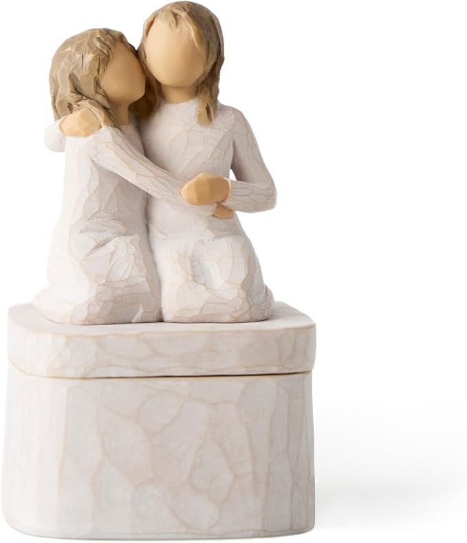 Willow Tree Sister mine Keepsake Box, sculpted, hand-painted Keepsake Box