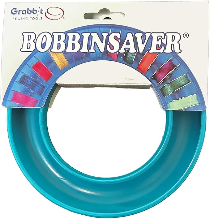 BobbinSaver Bobbin Organizer – Holds 20+ Bobbins – Flexible Plastic Holder for Sewing Machine, Embroidery, & Quilting Bobbin Storage, Teal