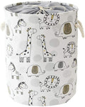 Baby Hamper Kids Laundry Basket Nursery Hamper Stuff animal Organizer,Toy Baskets Corner Stuffed Animal Storage Basket Kids Storage Basket Safari Nursery Decor Clothes Hamper for Boys, Giraffe