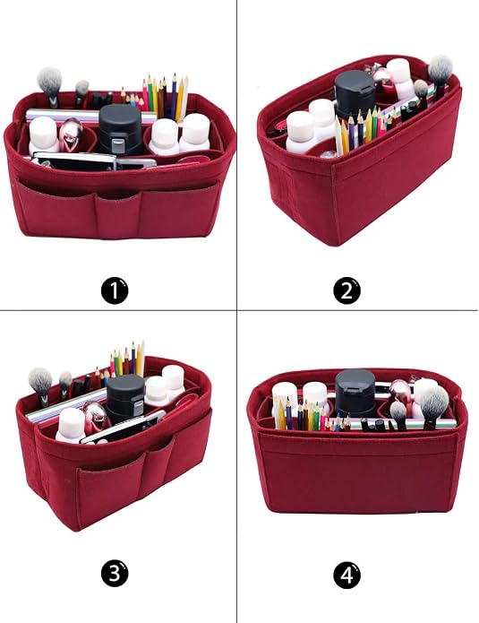 LEXSION Felt Insert Bag Organizer Bag In Bag For Handbag Purse Organizer Fits Speedy Neverful