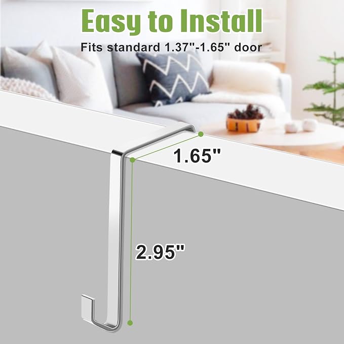 MISSLO 35 Clear Large Pockets Over The Door Shoe Organizer Sturdy Oxford Fabric Hanging Shoe Rack Closet Shoe Holder Hanger, White