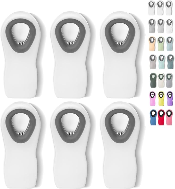 Mr. Pen- Magnetic Chip Clips, 6 Pack | Airtight Seal Reusable Bag Closers for Food Storage, Snacks, Bread & Kitchen Organization
