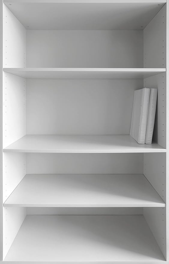 White Cabinet Shelves Melamine 1/2'' Thick, Custom, Cut to Size. (14'' Depth x 21' Inches Length)