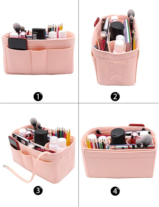 LEXSION Felt Insert Bag Organizer Bag In Bag For Handbag Purse Organizer Fits Speedy Neverful