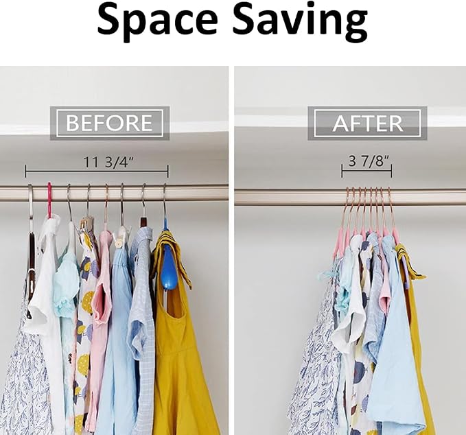 VECELO Premium Velvet Clothes Hangers Suit Heavy Duty (25 Pack)-Non Slip & Space-Saving with 6 Finger Clips & Tie Rack Excellent for Men and Women，Pink