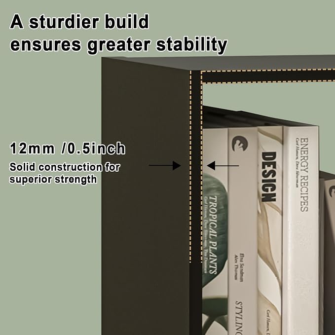 9 Cube Shelf with Anti-Tipping Kits + Reversible Open Back Bookcase, Multi Layer and Multi Grid Partition Layout (Chocolate 11in)